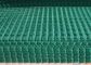 پانل های حصار مش سیم PVC پوشش داده شده برای بزرگراه / ساخت رنگ سبز تامین کننده